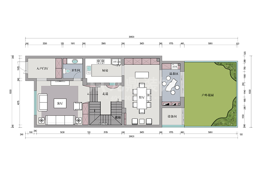 一樓平面布置圖 一樓平面布置圖