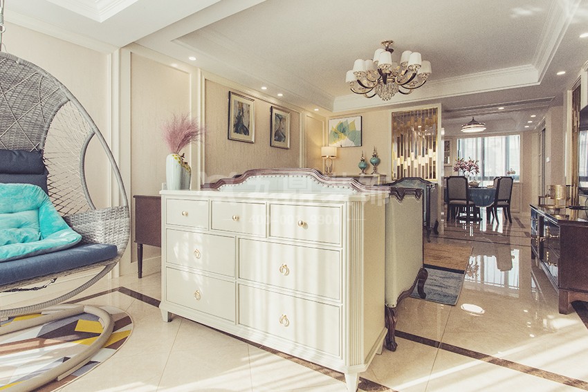 客廳陽臺裝修實景圖