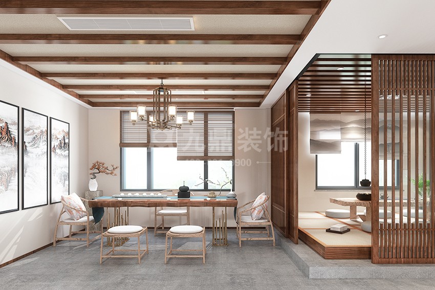 別墅茶室裝修效果圖