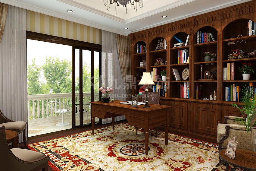 別墅書房裝修效果圖