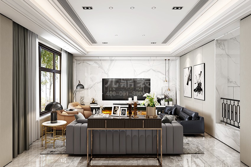 別墅客廳裝修案例g