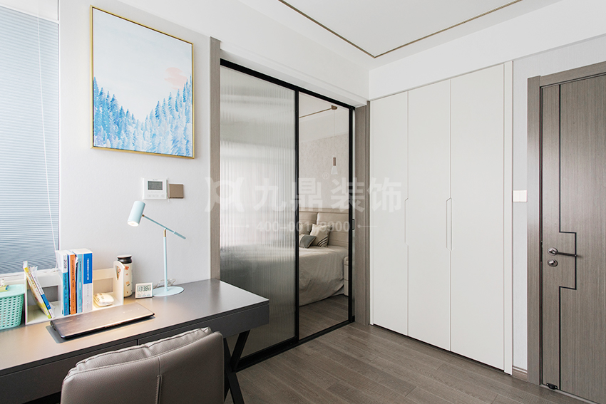 招商武林郡書房裝修實景圖