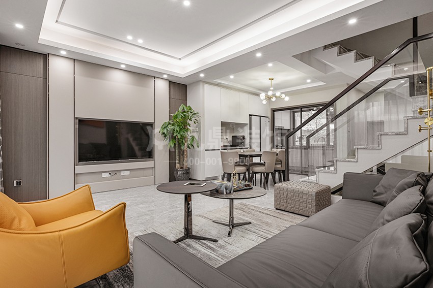 別墅客廳裝修實(shí)景圖