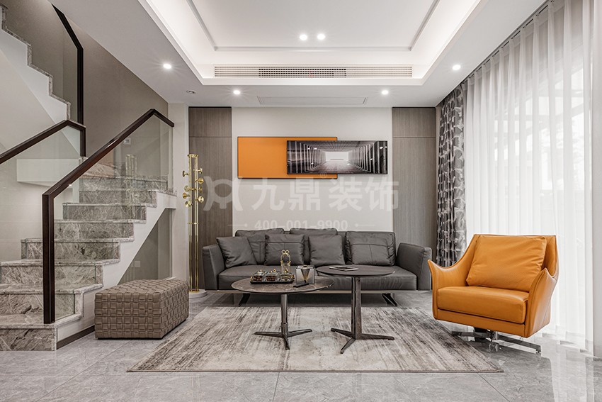 別墅客廳裝修實(shí)景圖