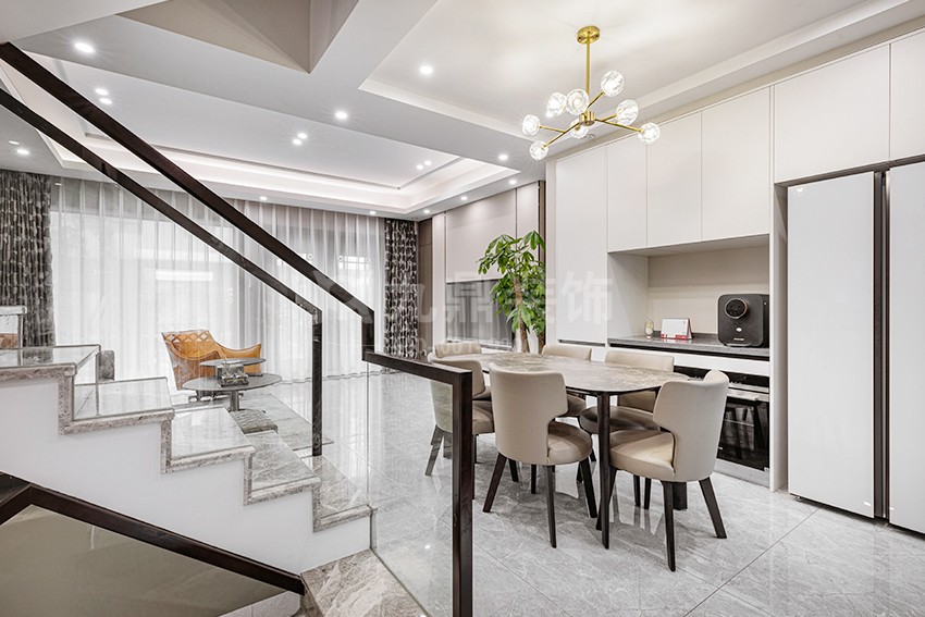 別墅餐廳裝修實(shí)景圖