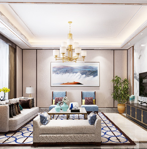 環山自建別墅裝修案例