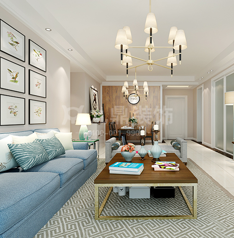 保利羅蘭春天裝修效果圖