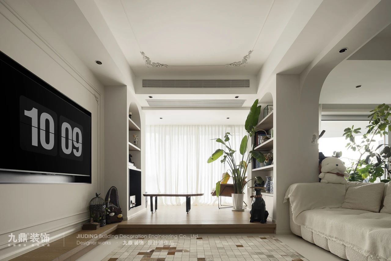 金棕榈花园168㎡大平层轻法式装修案例